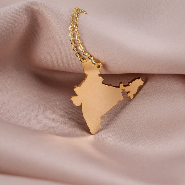 Country Map Necklace