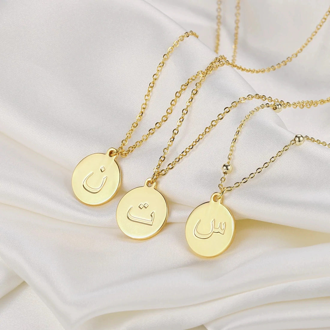 Arabic Word Pastel Necklace | Enamel Love Letter Necklace | Arabic Letters  Jewelry - Necklace - Aliexpress