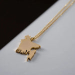 Load image into Gallery viewer, Country Map Necklace
